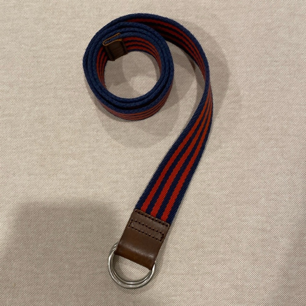 Hanna Andersson Boys Red/Navy Belt
